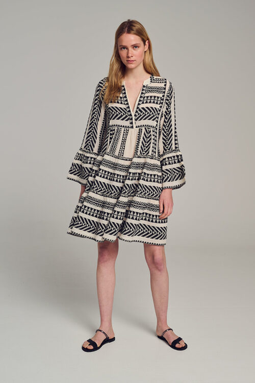 ELLA SHORT - BLACK/OFFWHITE