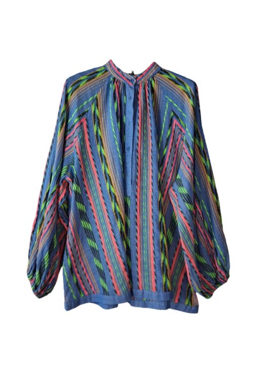 DEVOTION TWINS BLOUSE OPALIOS plue/pink